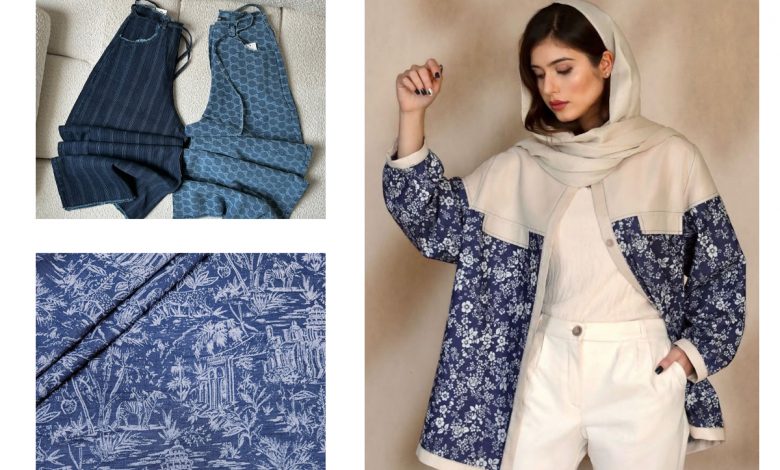 پارچه-جین-طرحدار،-انتخاب-خیره-کننده-پاییز-1404