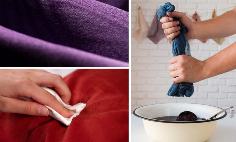 پارچه های مخملی و پرزدار را چطور بشوییم؟
