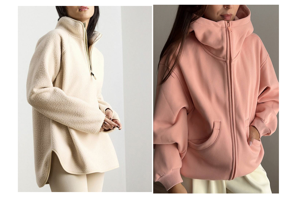 ترند مدل‌ های یقه قیفی و نیم‌ زیپ