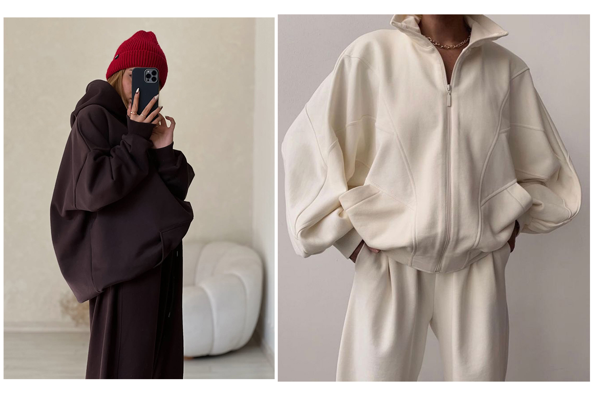 ترند هودی و سویشرت اورسایز