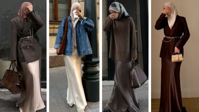 تصویر از دامن ساتن و استایل‌ های هیجان‌ انگیز برای پاییز و زمستان