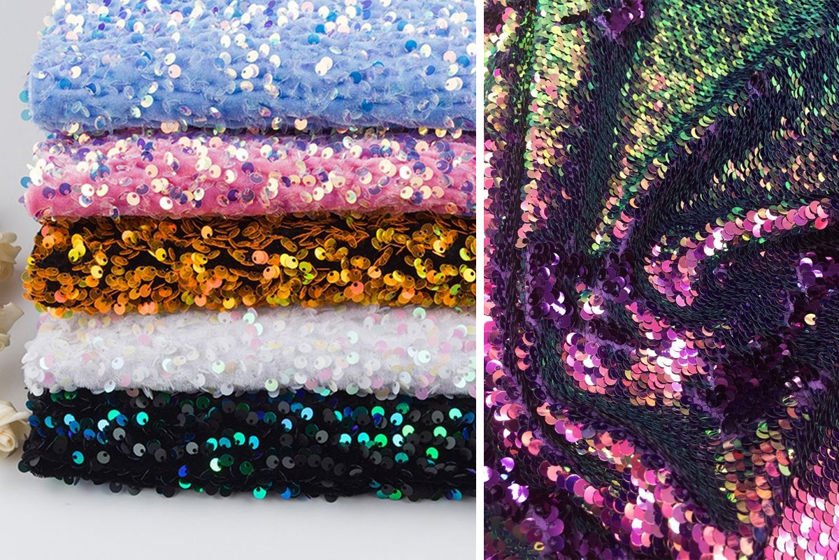 پولک های رنگارنگ