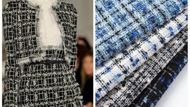 تصویر از پارچه شانل چهارخونه برای داشتن استایلی خاص