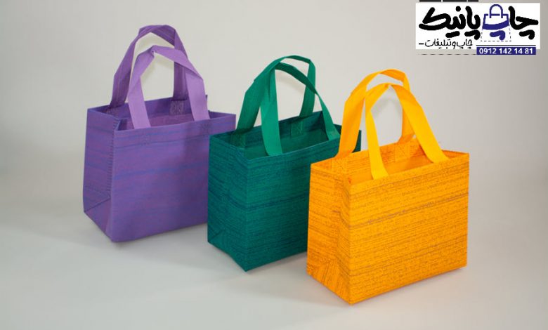 خرید ساک دستی پارچه ای 100 عددی ارزان از چاپ پانیک