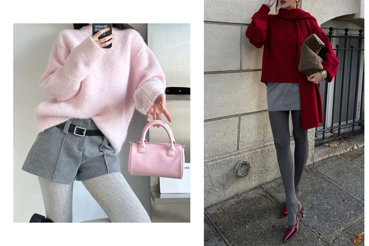 استایل-دخترانه-جدید-با-جوراب-شلواری