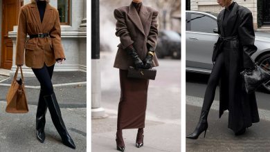 تصویر از استایل پاییزه با جوراب شلواری های ترندی + عکس