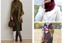 تصویر از شال پاییزه برای داشتن استایلی خاص و متفاوت