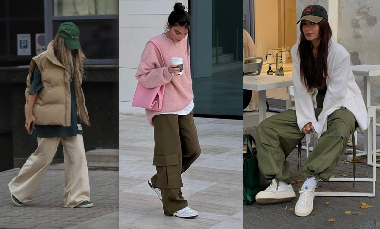 شلوار بگ و استایل خیابانی