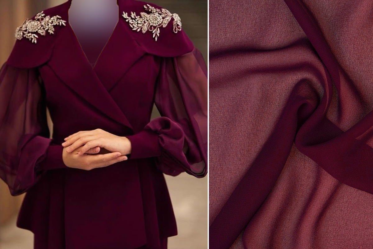 پارچه-حریر-مزونی،-نوازش-لطیف-خلاقیت