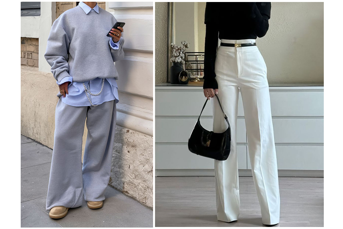 استایل کژوال روزمره با شلوار جاگر و جین راسته