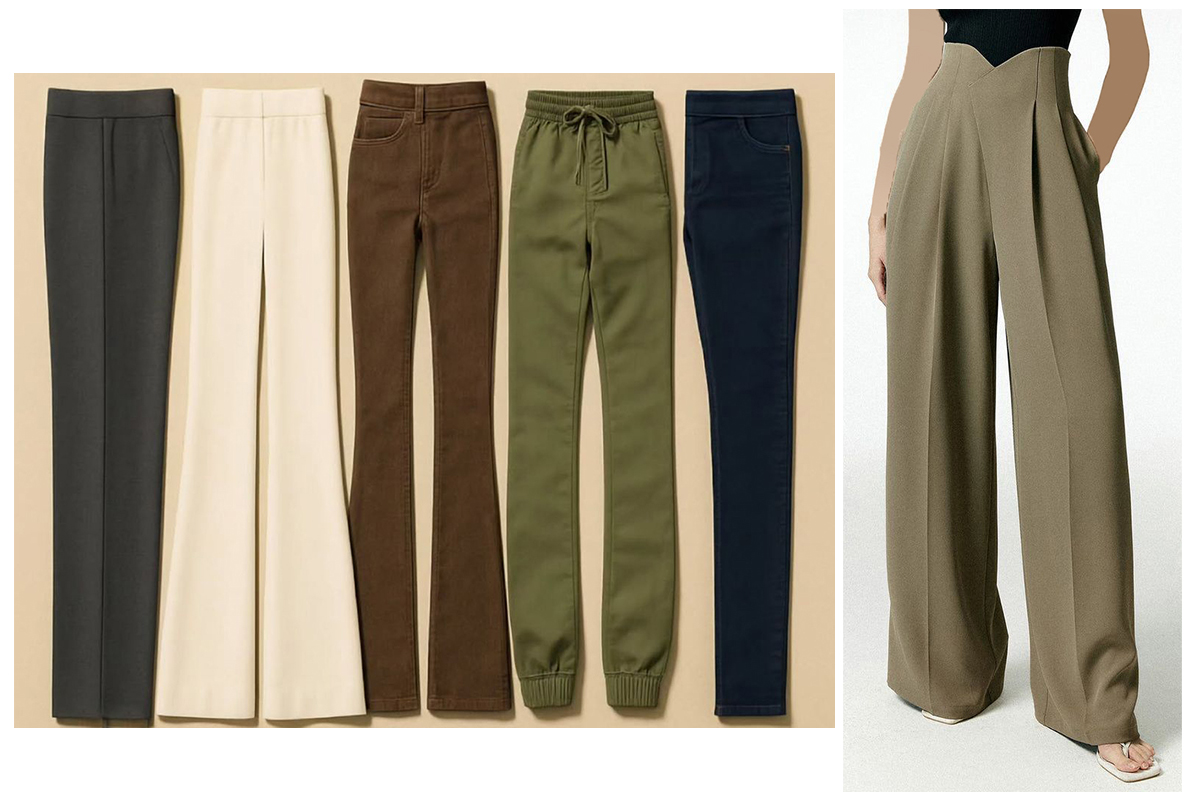 انواع مدل‌های شلوار زنانه در سال جدید