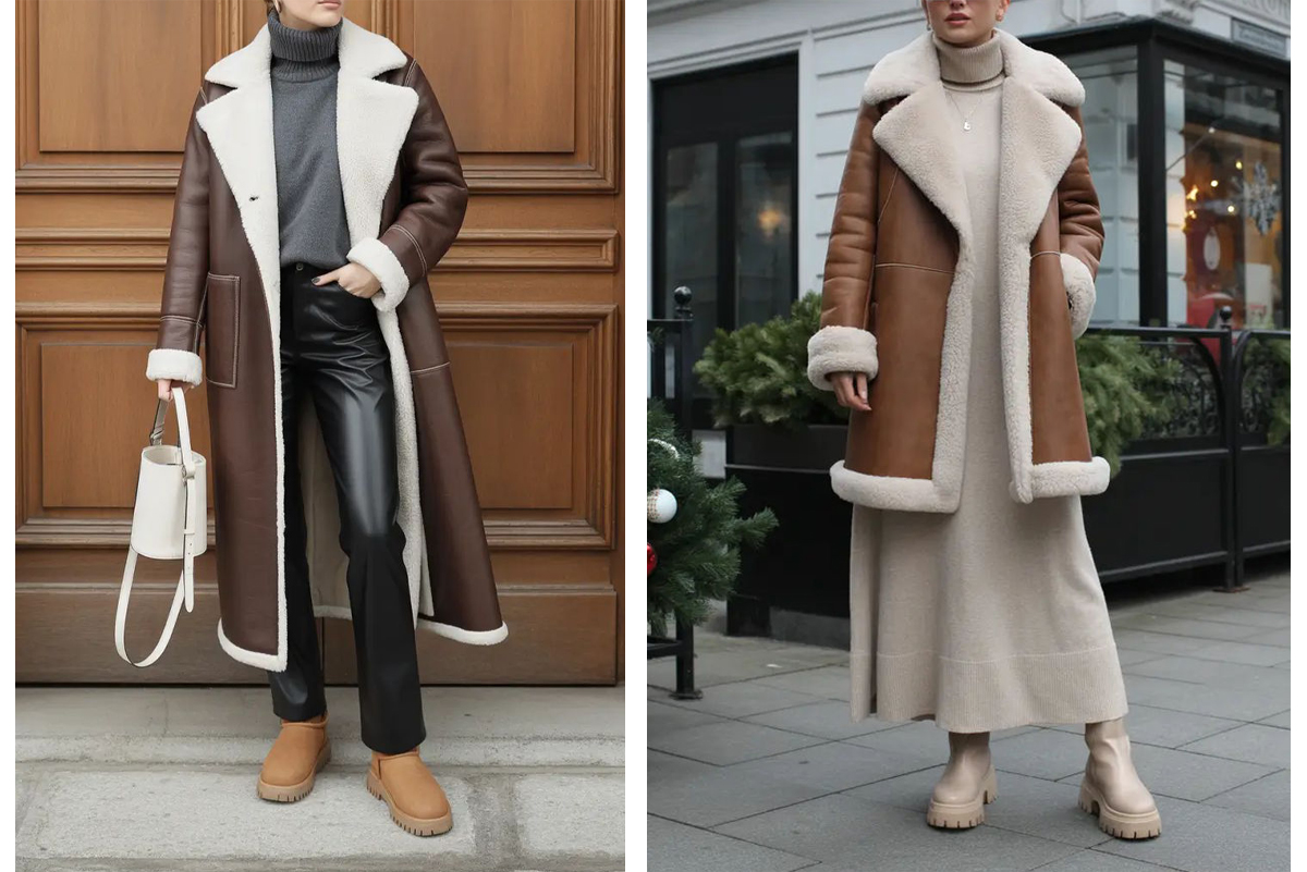 ایده-استایل-برای-پالتو-بوفالو