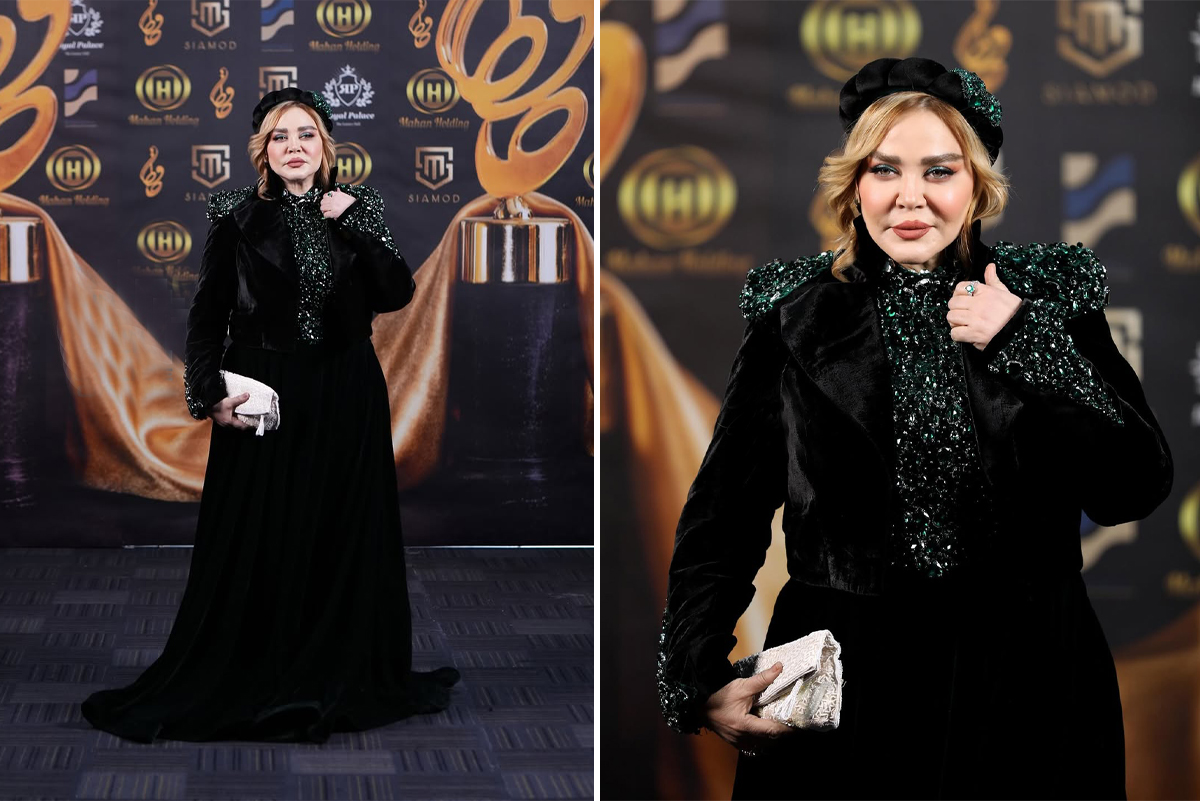 بهاره-رهنما-با-استایلی-خیره‌کننده-در-جشن-حافظ-1404