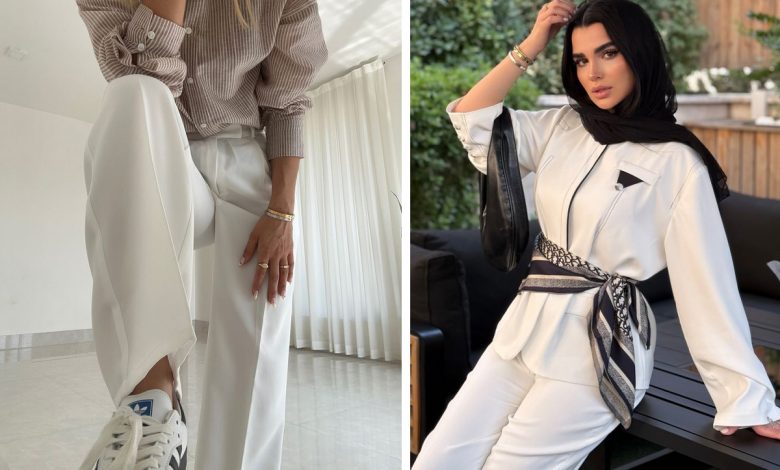 شلوار-سفید،-رنگ-سال-2026-را-این-شکلی-بپوشید-+-ایده-استایل