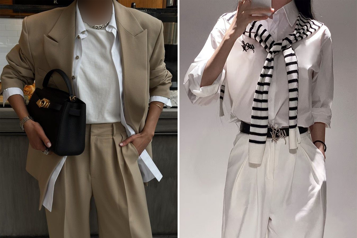 شومیز-سفید،-رنگ-خالص-اما-بی‌زمان