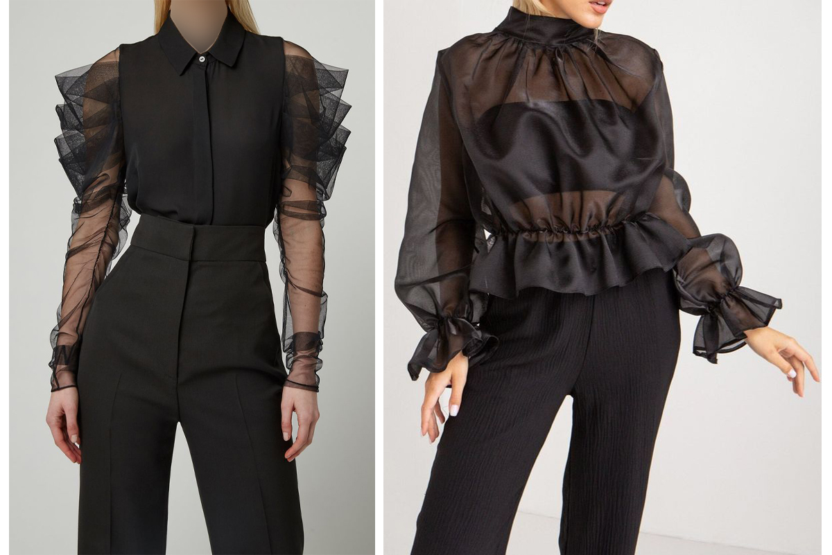 شومیز-مشکی-زنانه؛-لطافت-در-عین-وقار