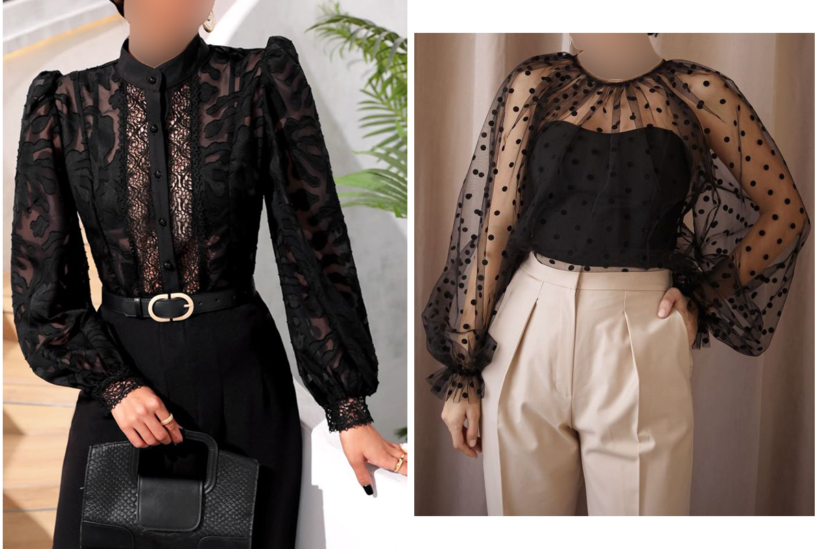 شومیز-مشکی-مجلسی؛-ظرافت-شبانه-و-جذاب