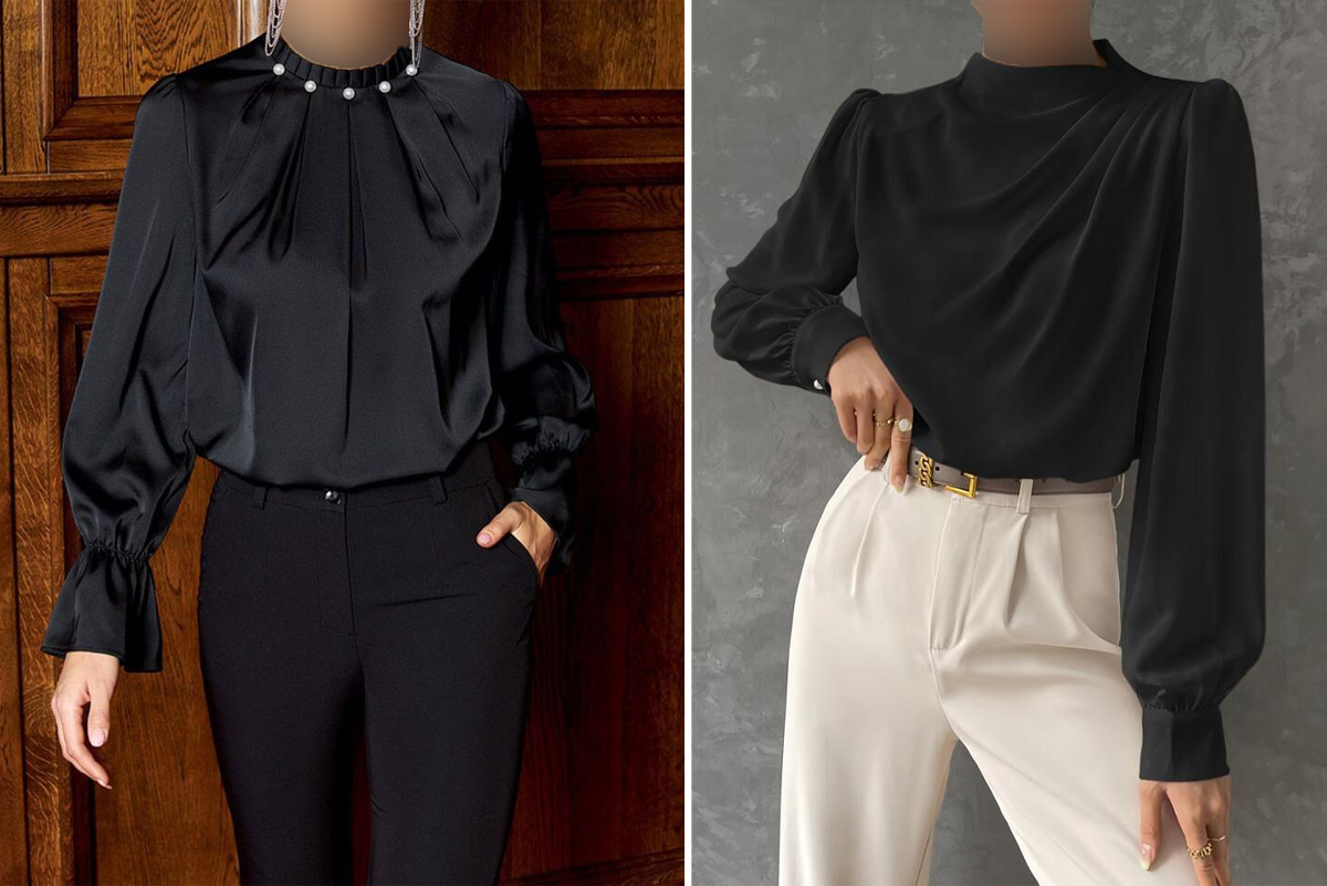 شومیز-مشکی-پینترستی؛-رسمی،-بی‌تکلف،-کاربردی