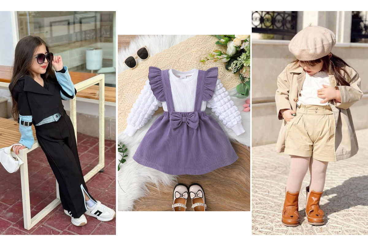 مدل-لباس-مجلسی-بچه‌-گانه-ساده-اما-شیک