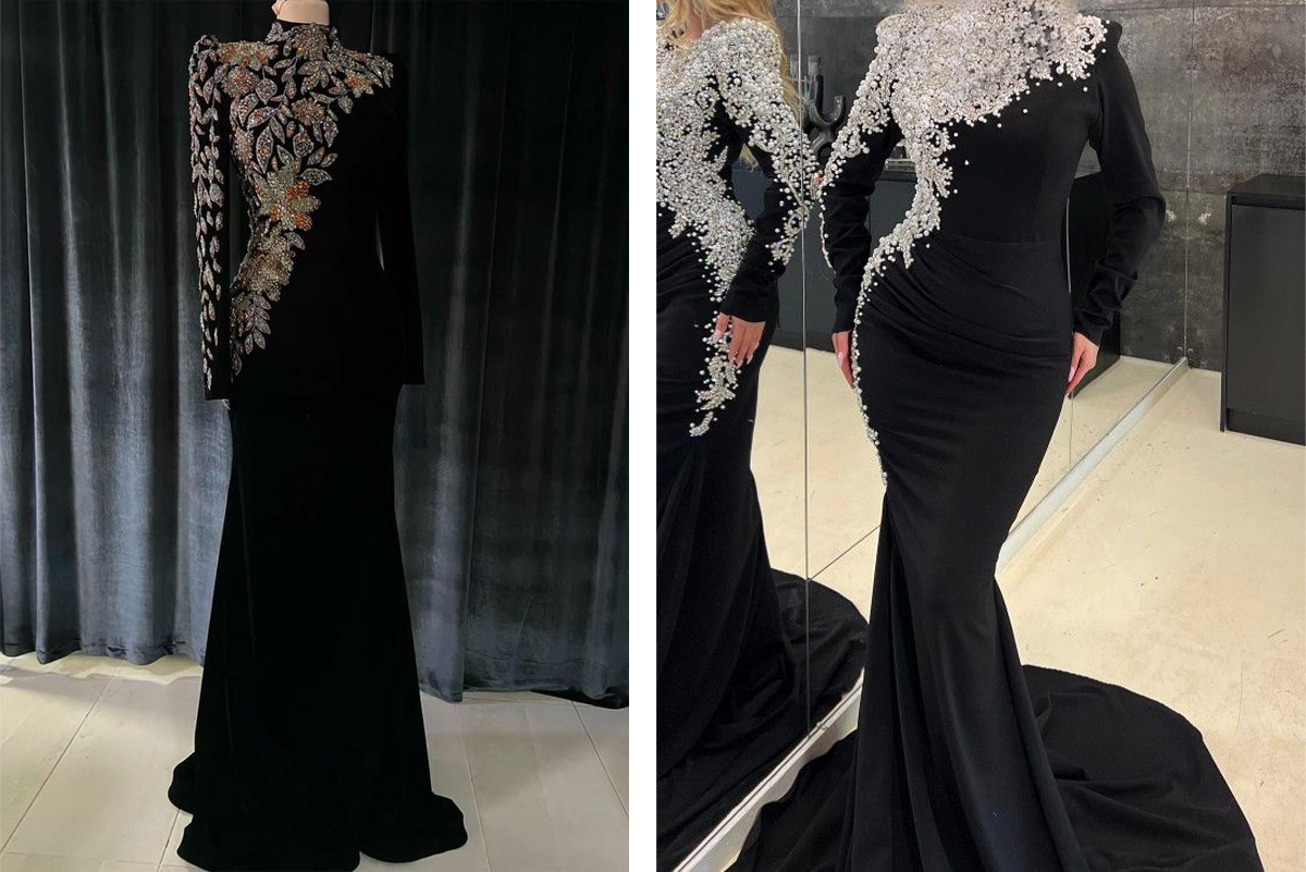 لباس-مجلسی-سنگ‌دوزی‌شده؛-شکوهی-در-دل-لباس