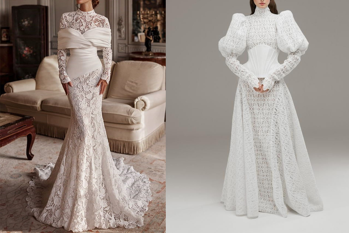 لباس عروس گیپور