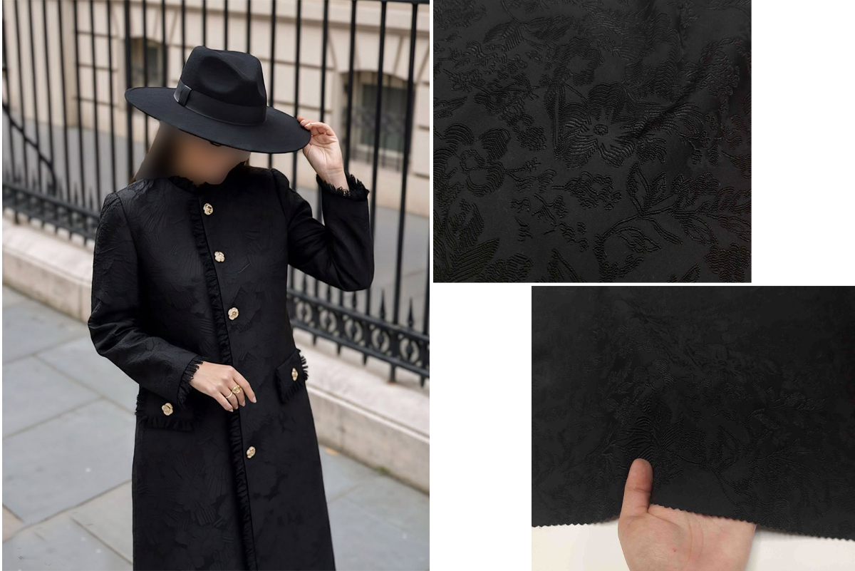 پارچه-ژاکارد-مشکی؛-تجمل-درون-تاریکی