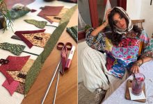 تصویر از آشنایی با تکنیک پچ ورک در طراحی پارچه و لباس