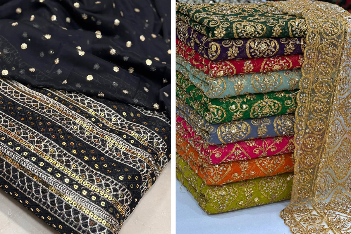 انواع-پارچه-حریر-سوزن-دوزی