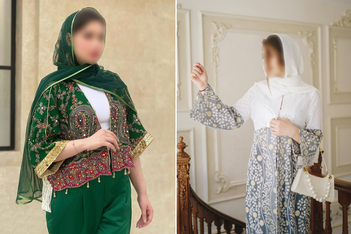 مانتو-و-کت-با-پارچه-حریر-سوزن-دوزی؛-تلفیق-هنر-و-ذوق