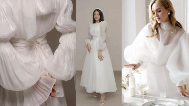 تصویر از 10 مدل لباس عروس حریر جذاب: از سبک حریر ساده تا شکوه حریر شاین