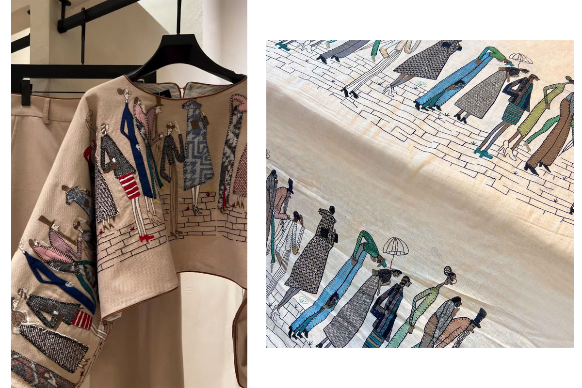 پارچه-لینن-ساده،-طرحدار-و-سوزن-دوزی