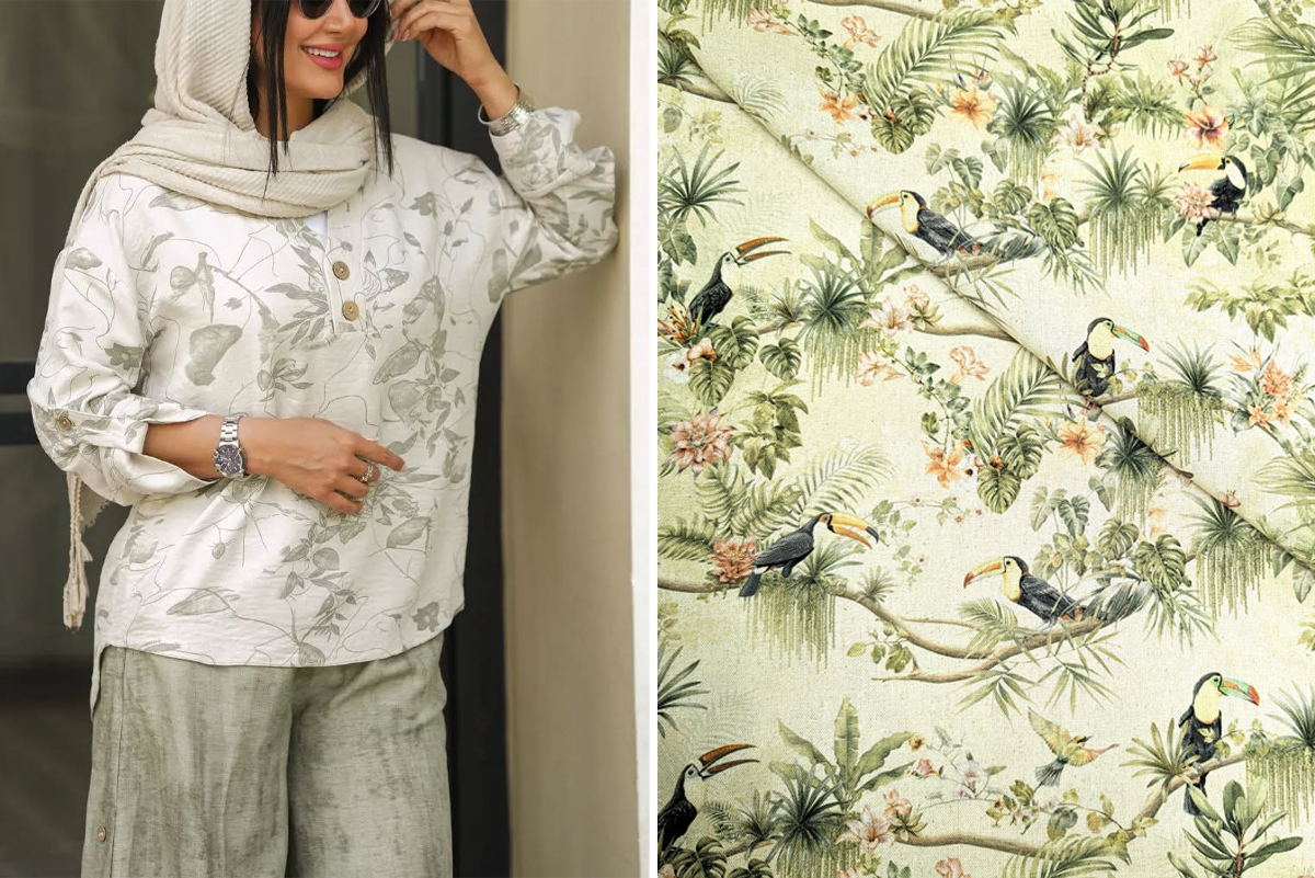 پارچه-لینن-طرحدار؛-نمایش-زندگی-در-نقش-و-رنگ