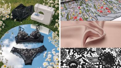 تصویر از چه پارچه ای برای دوخت لباس زیر مناسب است + الگو و راهنما