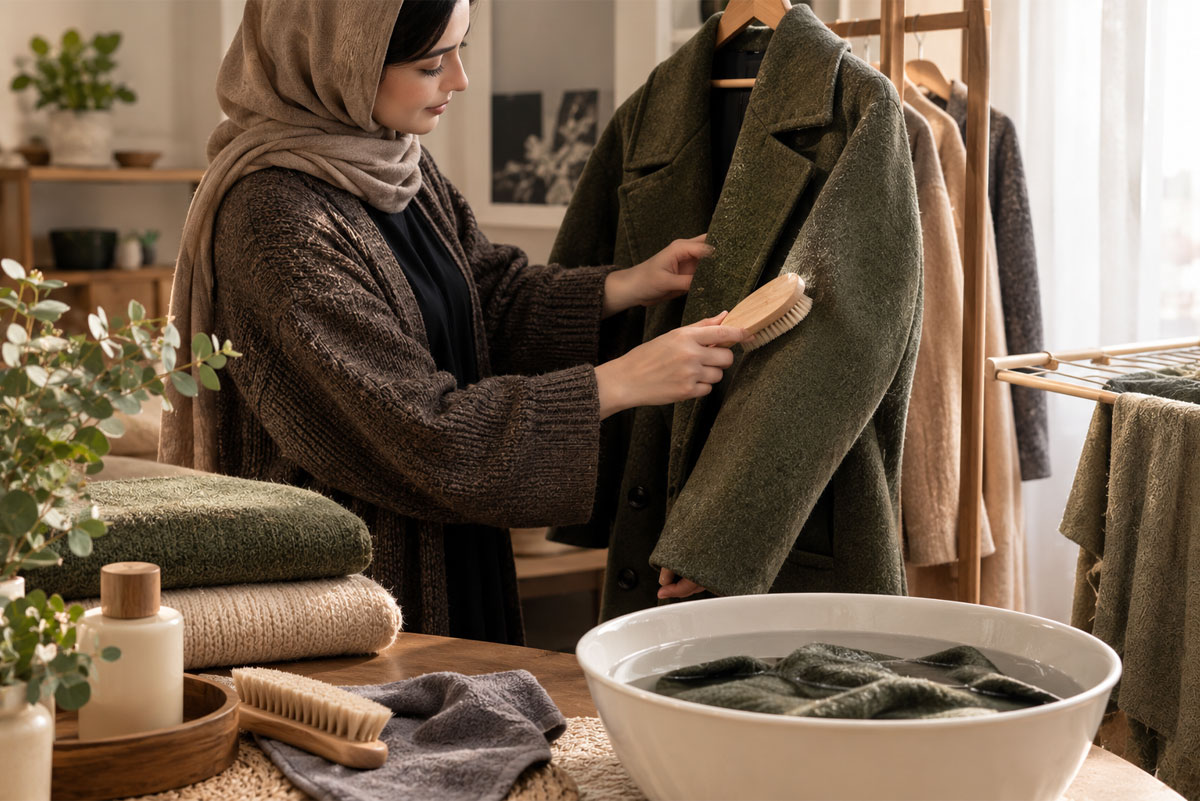 مراقبت-از-پارچه-فوتر-پشمی