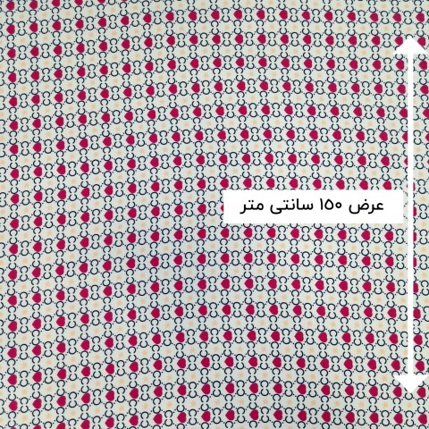 پارچه کرپ سیلک طرحدار رنگ 4 