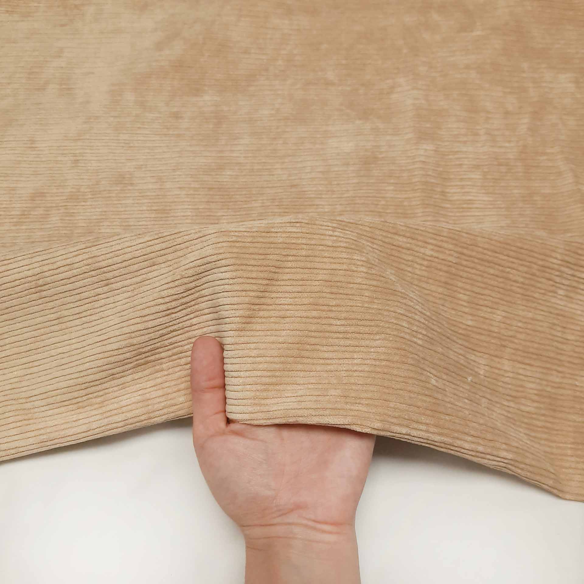 پارچه مخمل کبریتی رنگ برنزی 