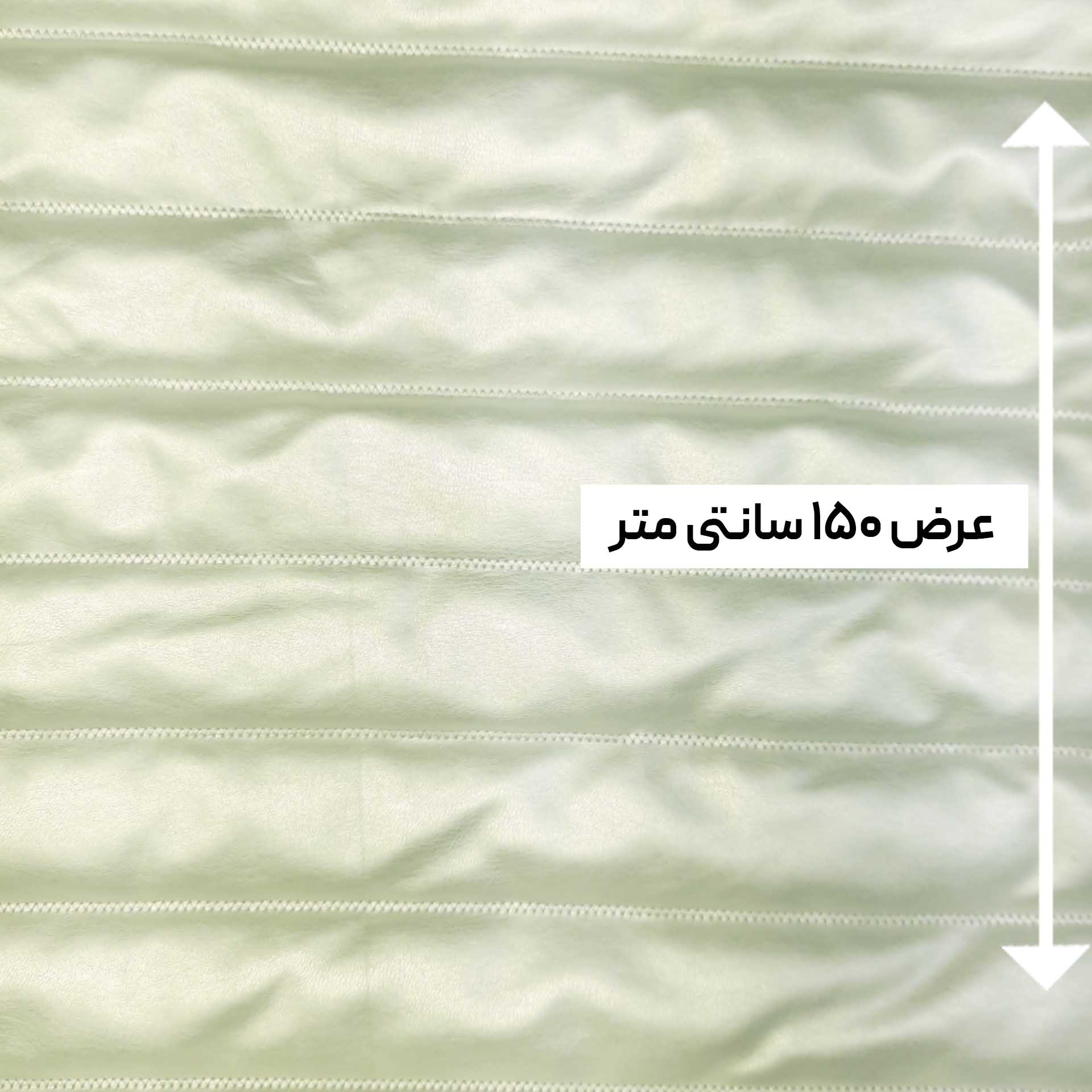 پافر چرم رنگ نقره ای 