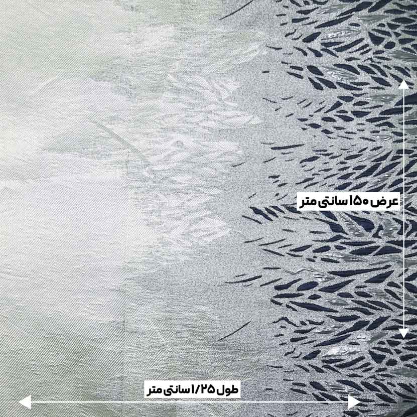 پارچه ژاکارد ترک پنلی رنگ 889 