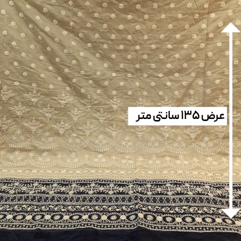 پارچه ابریشم سوزندوزی هندی رنگ 3 