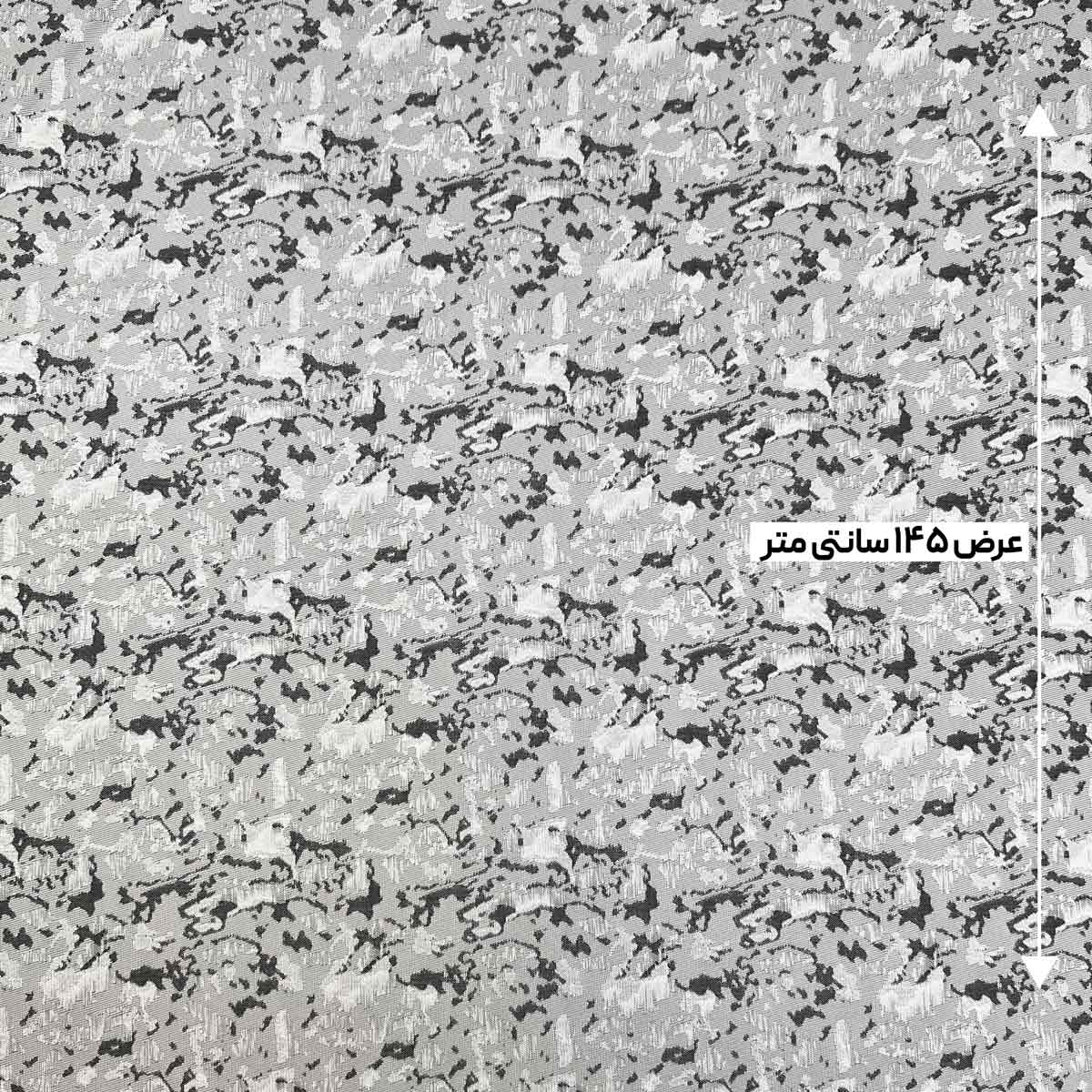 پارچه ژاکارد سیملی پتینه رنگ خاکستری 