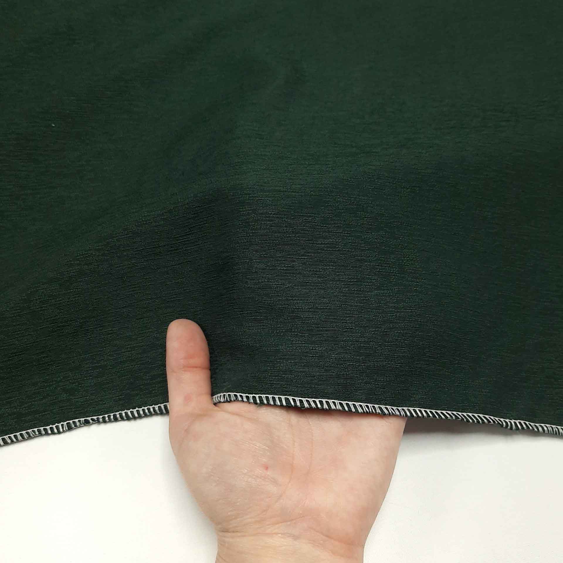 پارچه کتان لمه رنگ یشمی 
