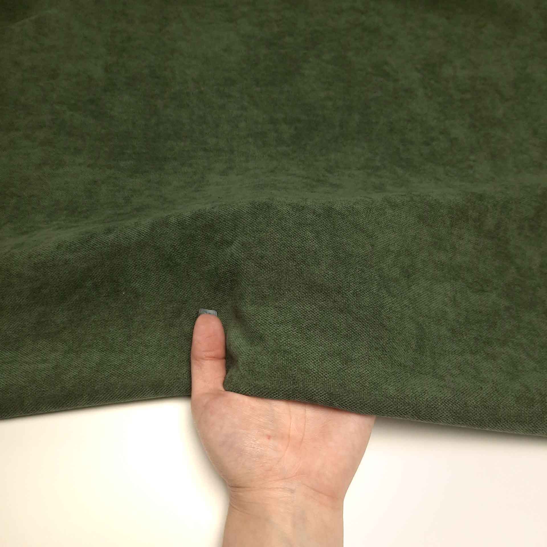پارچه بوکله ساده رنگ سبز 