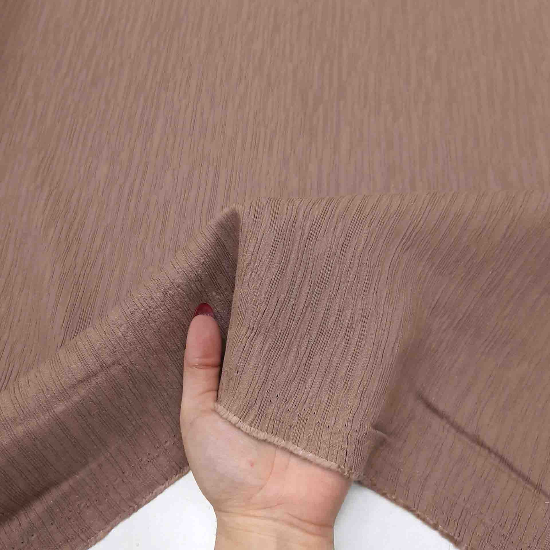 پارچه کراش لمه رنگ گوشتی 