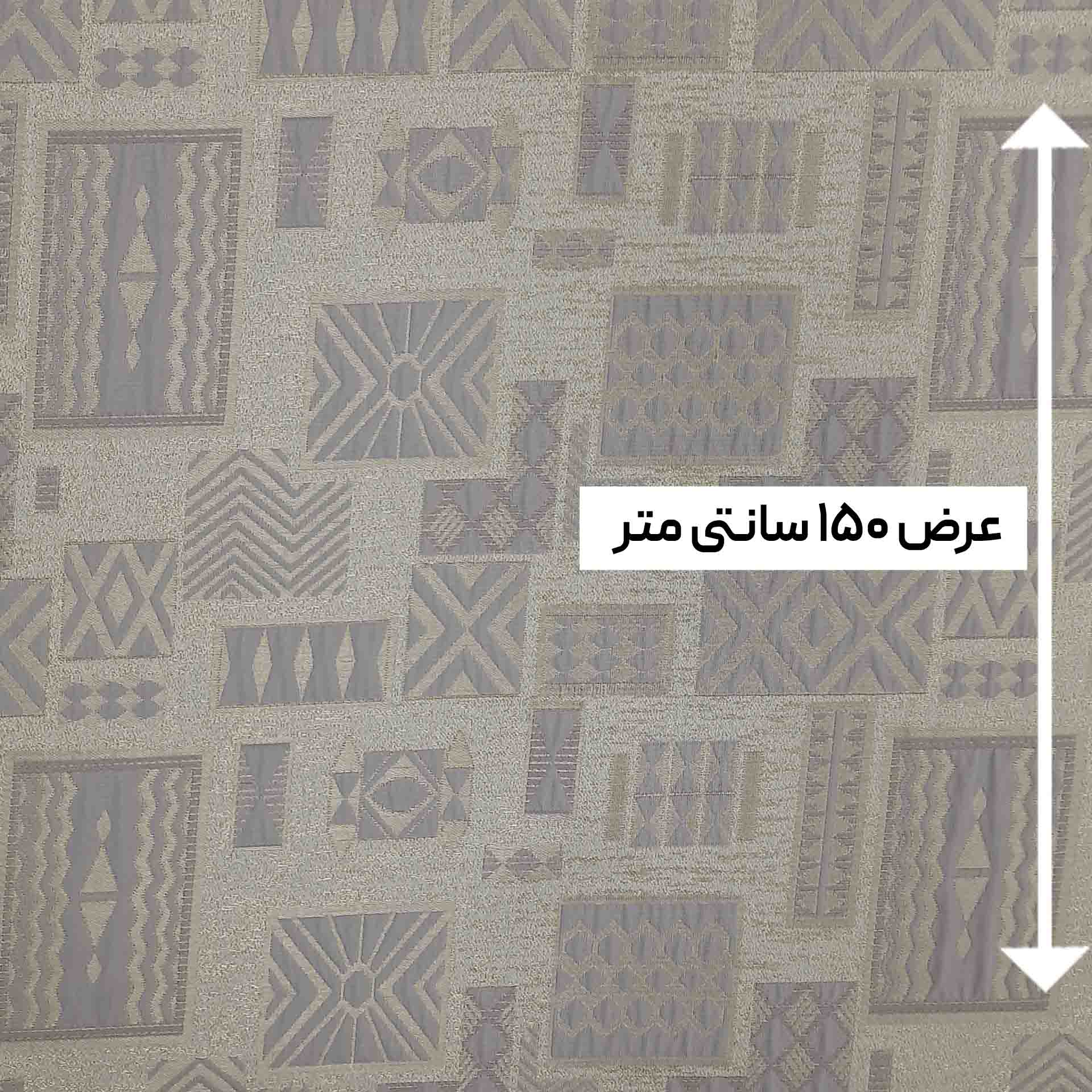 پارچه ژاکارد لمه ترک دامون رنگ طوسی زیتونی 