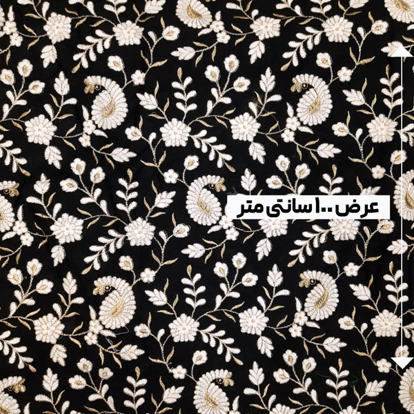 پارچه لینن سوزن دوزی هندی 145 رنگ 79-1 