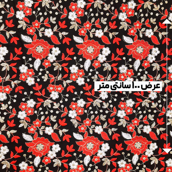 پارچه لینن سوزن دوزی هندی 146 رنگ 74-5 
