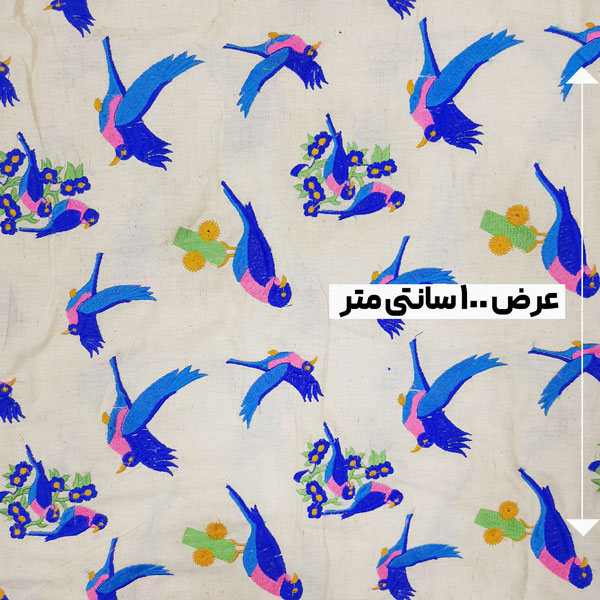 پارچه لینن سوزن دوزی هندی 161 رنگ 90-2 