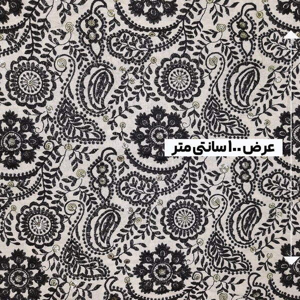 پارچه لینن سوزن دوزی هندی 167 رنگ 96-2 