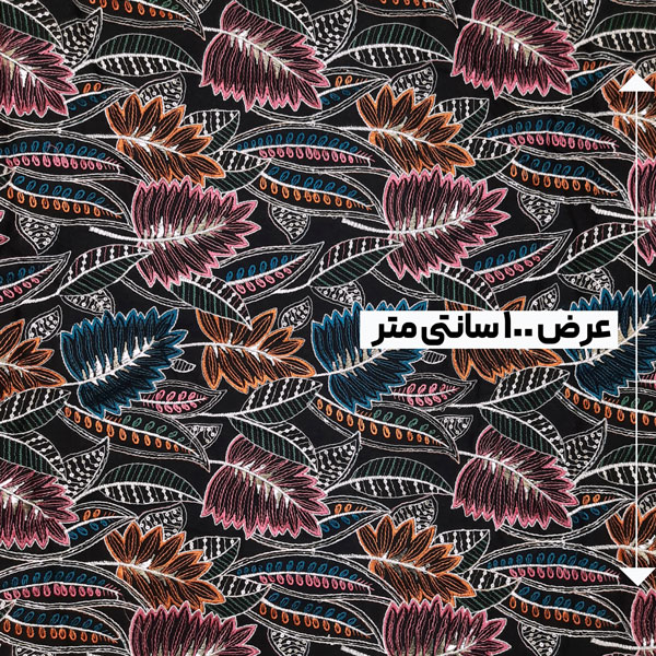 پارچه لینن سوزن دوزی هندی 171 رنگ 100 