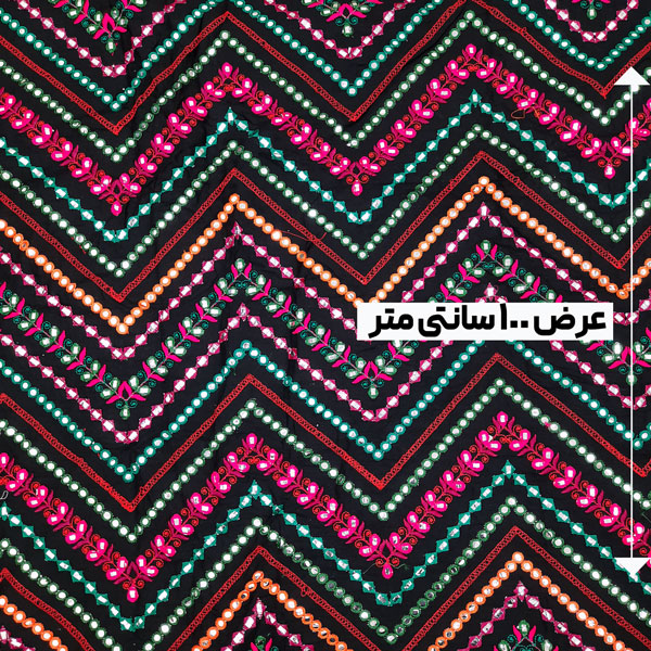 پارچه لینن سوزن دوزی هندی 181 رنگ 110-1 